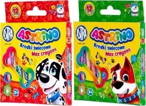 Crayon sticks Astra TARGI Astrino 12 colors 8 mm core – wax crayons