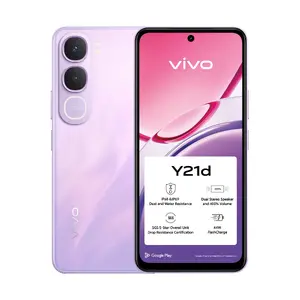 VIVO Y21d 17 cm (6.68") Android 15 4G USB Type-C 4 GB 256 GB 6500 mAh Пурпурный