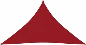 Sun Sail Triangle Shade vidaXL Oxford Fabric 5 x 5 x 6 m Red