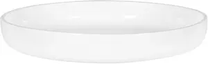 Sagad STONE deep plate 29.5 cm white – ceramic dinner plate
