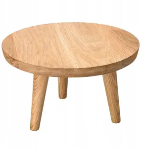 Oak round high base Galicja V-11538P, diameter 28 cm