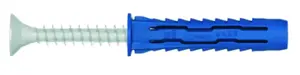 Rawlplug 4ALL Universal Wall Plug 8x40mm with 5x60mm Screw, 50 Pieces