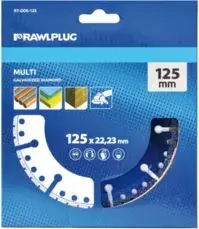 Rawlplug Diamond Cutting Disc 125x22.23mm RT-DDE-125