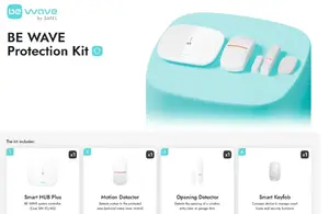 Security control panel kit SATEL BEWAVE PROTECTION KIT — wireless protection solution