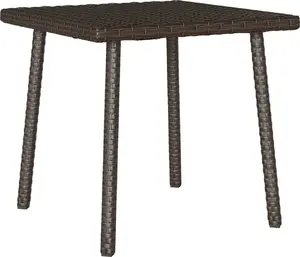 VidaXL āra taisnstūra kafijas galdiņš, brūns, modelis 4104046, 40×40×37 cm