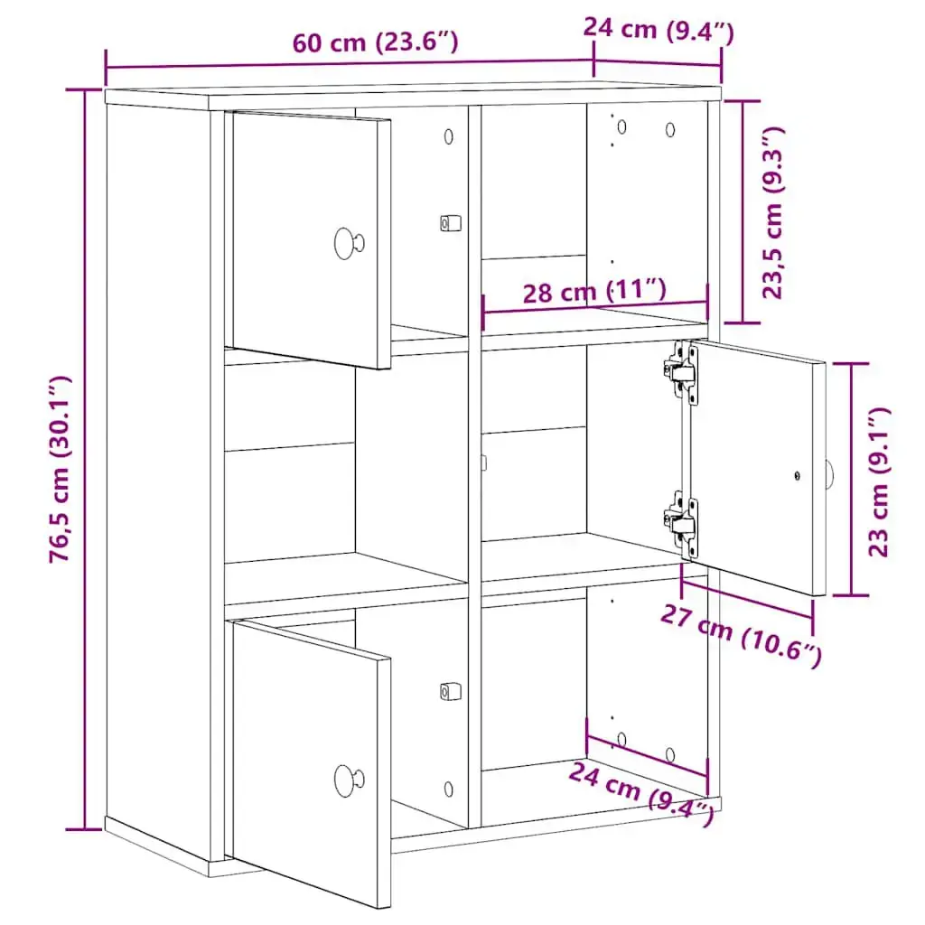 VidaXL 860385 living room bookcase 860385 Photo 11