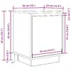VidaXL 861271 nightstand/bedside table 861271 Photo 14