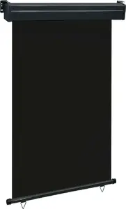 Боковая маркиза для балкона VidaXL 120 x 250 см черная — VidaXL 48418
