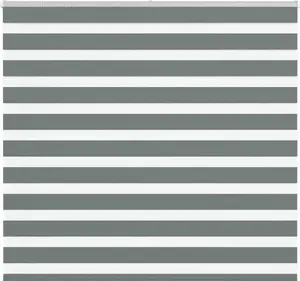 Рулонная жалюзи Zebra VidaXL, темно‑серый, ширина ткани 160,9 см, полиэстер