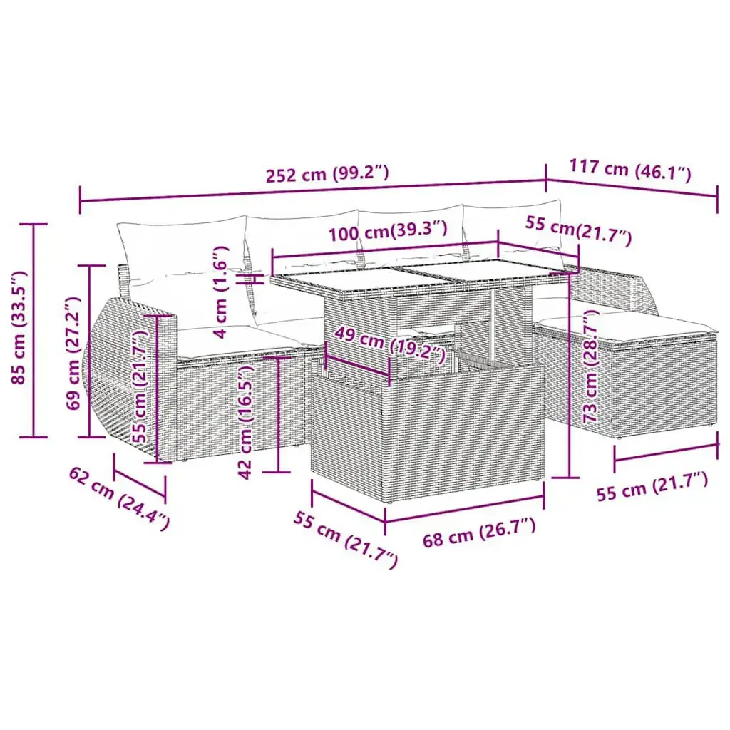 VidaXL 3326624 outdoor furniture set 3326624 Photo 14