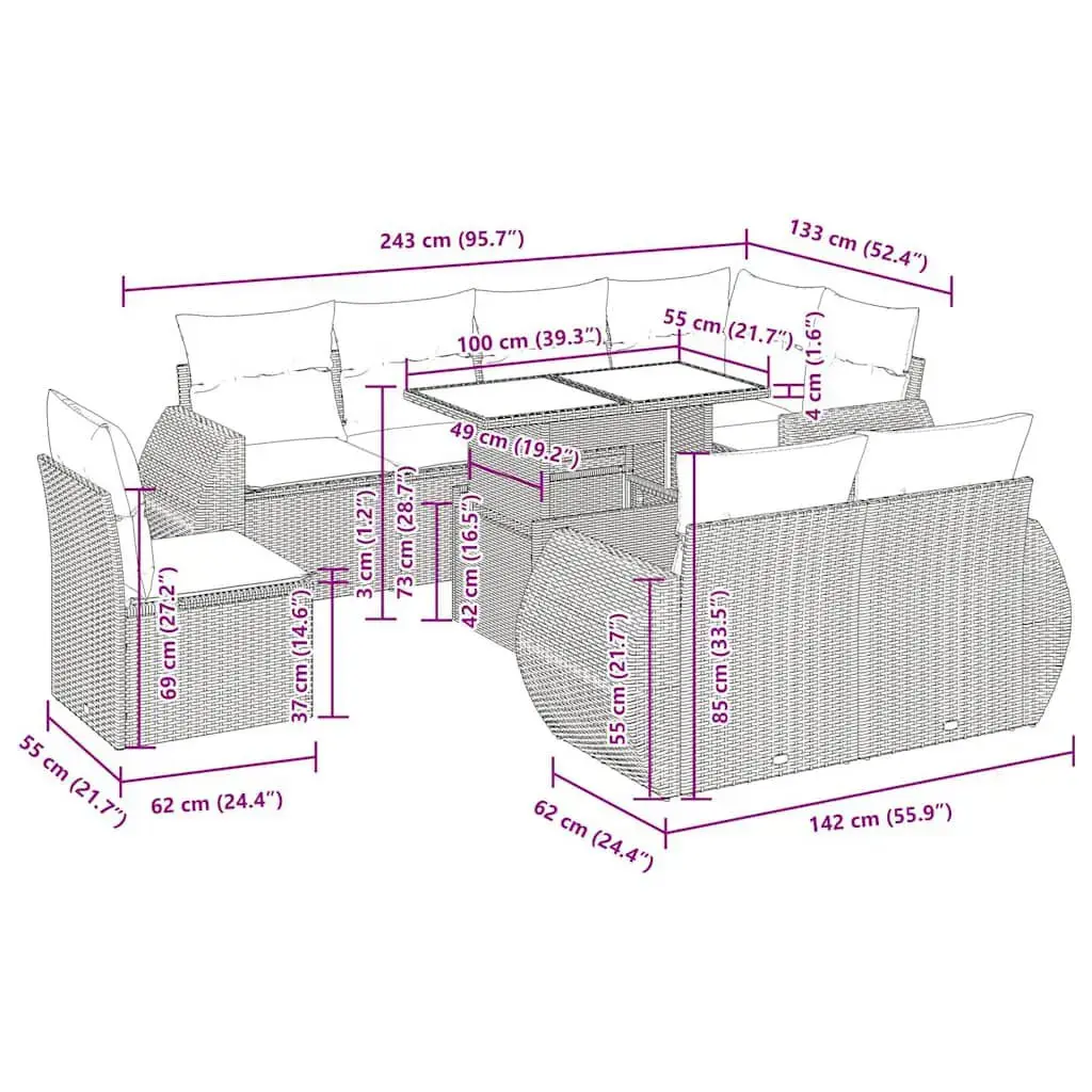VidaXL 3326664 outdoor furniture set 3326664 Photo 14
