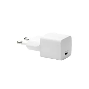 EU Wall Charger USB-C 25W d bramante re-charge Pro — 1x USB-C, 110–240V, White