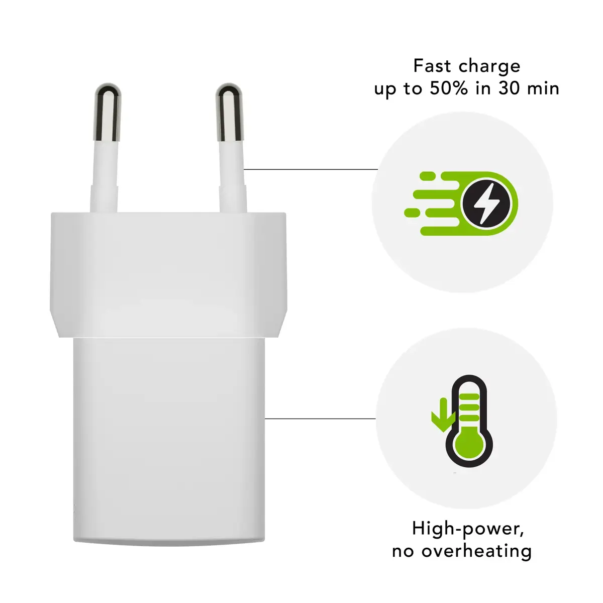 d bramante re-charge Pro — EU USB‑C sienas lādētājs 25W Photo 4