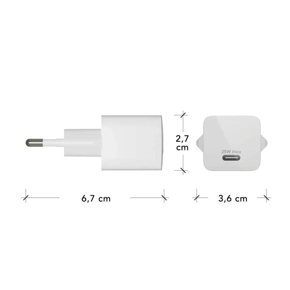 d bramante re-charge Pro — EU USB‑C sienas lādētājs 25W Photo 5