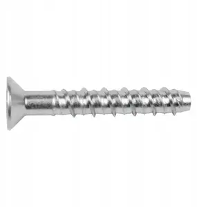 Concrete screw Koelner/Rawlplug M6×75 mm conical head, pack 10 pieces