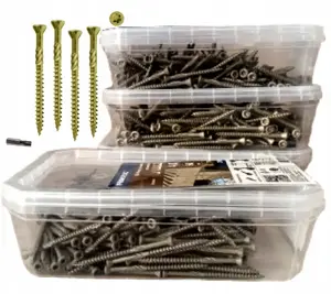 Deck screw Koelner/Rawlplug M5 x 50/30 ruspert 1000h SST – box 200 pcs