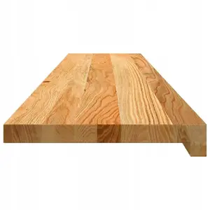 Ступени для лестницы vidaXL Lumarko дуб массив комплект 4 шт 120x25x2 см коричневые