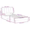VidaXL 3213792 bed frame 3213792 Photo 16