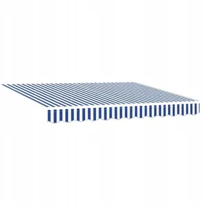 Awning VidaXL retractable fabric canopy blue 250 x 200 cm