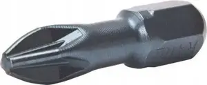 Rawlplug Pozidriv PZ1 Screwdriver Bit 25mm, 20 Pieces