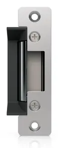 Fail-safe electric strike Ubiquiti UACC-Lock-Strike-Safe-15mm — recess-mounted, stainless steel/zinc, 12 V input