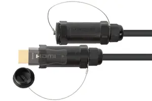 HDMI cable Python® Series AOC-HP2030 — 30 m, HDMI Type A male-to-male, HDMI 2.0b, 18 Gbit/s, ARC, gold-plated contacts, black