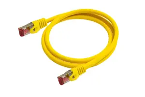 Tīkla kabelis Python® Series 8063PY-030Y Cat6 SF/UTP (S-FTP) dzeltena 3 m, RJ-45—RJ-45, zelta pārklājuma kontakti