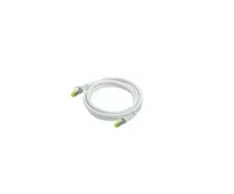 Network patch cable Python® Series 8070PY-020W Cat7 SF/UTP (S-FTP) 2 m RJ-45 gold-plated contacts White