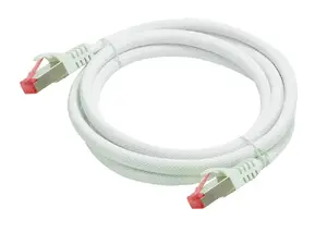 Network patch cable Python® Series 8063PY-100W Cat6 SF/UTP (S-FTP) RJ45 10 m White