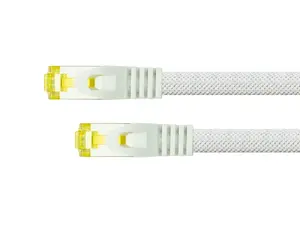 Python® Series networking cable Cat7 S/FTP (S‑STP) RJ‑45 to RJ‑45 7.5 m White