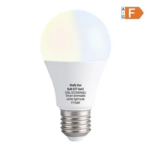 LED Bulb E27 Shelly Duo Bulb Gen3 — dimmable, power measurement, Wi‑Fi and Bluetooth