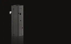 Savienojuma adapteris Rittal 3pRX 9360210B priekš sliedes 63 mm, maks. 70 mm² vadam, spaiļu telpa 13×5 mm