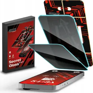 Приватное закаленное стекло GrizzGlass SecretGlass Easy для Apple iPhone 13 (2 шт.)