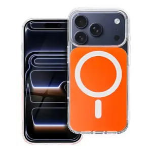 Riff Fusion MagCover back case for Apple iPhone 16e / iPhone 17e — Hermes orange