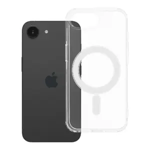 Riff MagSafe ultra-thin silicone back case for Apple iPhone 16e / iPhone 17e, Transparent
