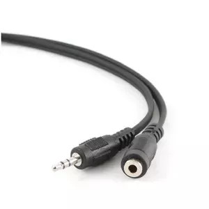 Gembird 1.5 m, 3.5mm/3.5mm, M/F audio kabelis 1,5 m Melns