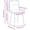 VidaXL 4101310 restaurant/dining chair 4101310 Photo 9