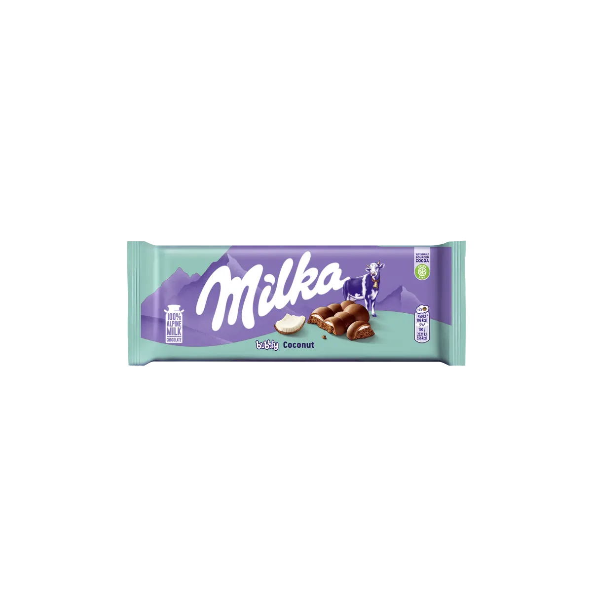 Šokolāde Milka Bubbly Coconut 97
