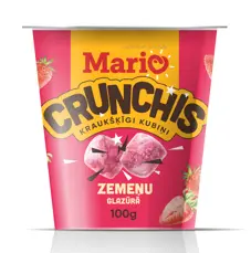 Konfekšu kubiņi Mario zemeņu garšā, 100