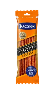 Tarczynski Kabanos Exclusive with Cheddar Cheese, 90 g smoked pork sausage snack