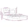 VidaXL 4106890 bed frame 4106890 Photo 10