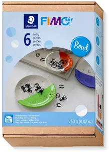Набор воздушно-сушащейся массы для моделирования FIMO FIMOair bowl S — набор цветов, легкий самозатвердевающий материал