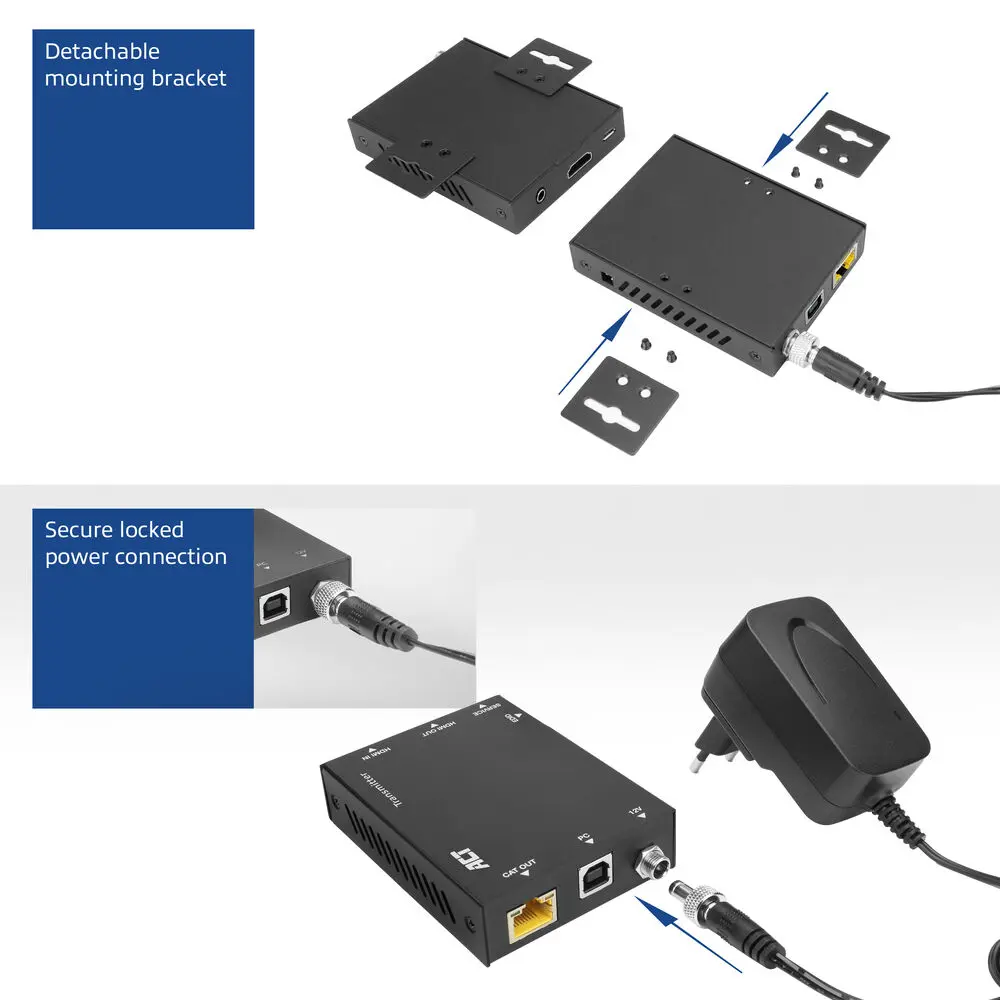ACT AC7815 4K HDMI 2.0 KVM Extender Set Photo 7