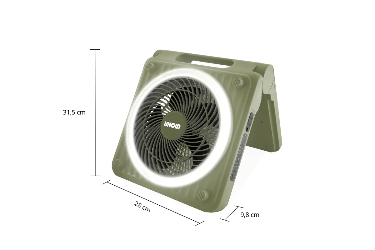 Unold Esge 86516 — портативный кемпинговый вентилятор Photo 3
