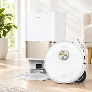Dreame L50s Pro Ultra Robot Vacuum Cleaner White with Wet Mopping Dust Bag 0.25 L 5200 mAh Battery