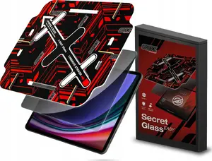 Privātuma rūdīts ekrāna stikls GrizzGlass SecretGlass Easy priekš Samsung Galaxy Tab S9 Ultra