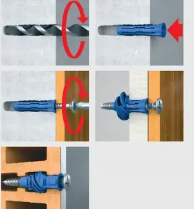 Универсальный дюбель с шурупом Koelner/Rawlplug 4ALL 8 x 65 мм, набор 40 шт.
