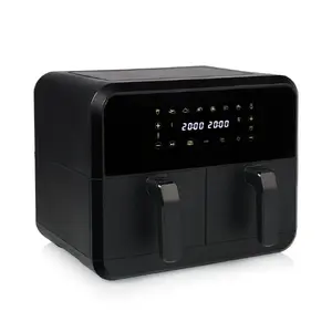 Airfryer Princess 1.182068.01.001 double-basket hot air fryer 8 L 2400 W 220°C touch LED (black)