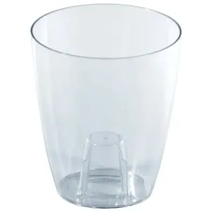 Flower pot for orchids Prosperplast Coubi, transparent, 13 cm diameter, 16 cm height, 1.5 L
