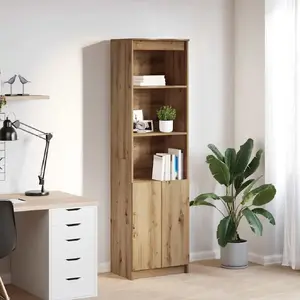 Комод VidaXL Artisan Дуб модель 3328470 — клееное деревянное исполнение, вертикальное хранение с выдвижными ящиками